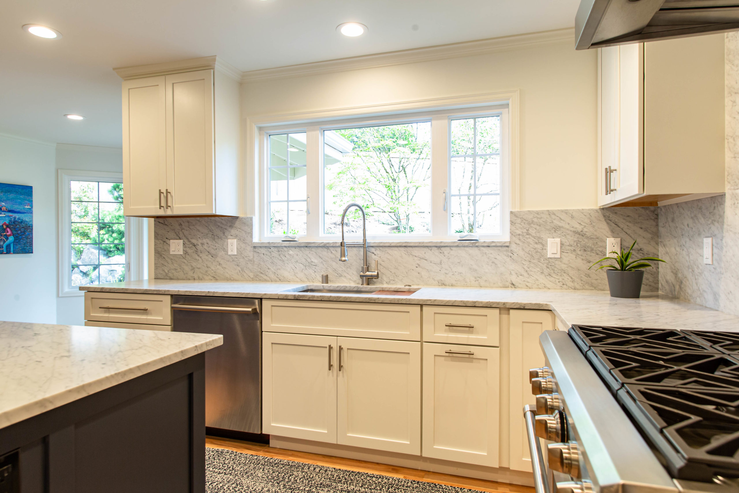 Campbell, Bellevue, WA, Kitchen Remodel. Custom kitchen remodel by Higgason Homes (nearby).